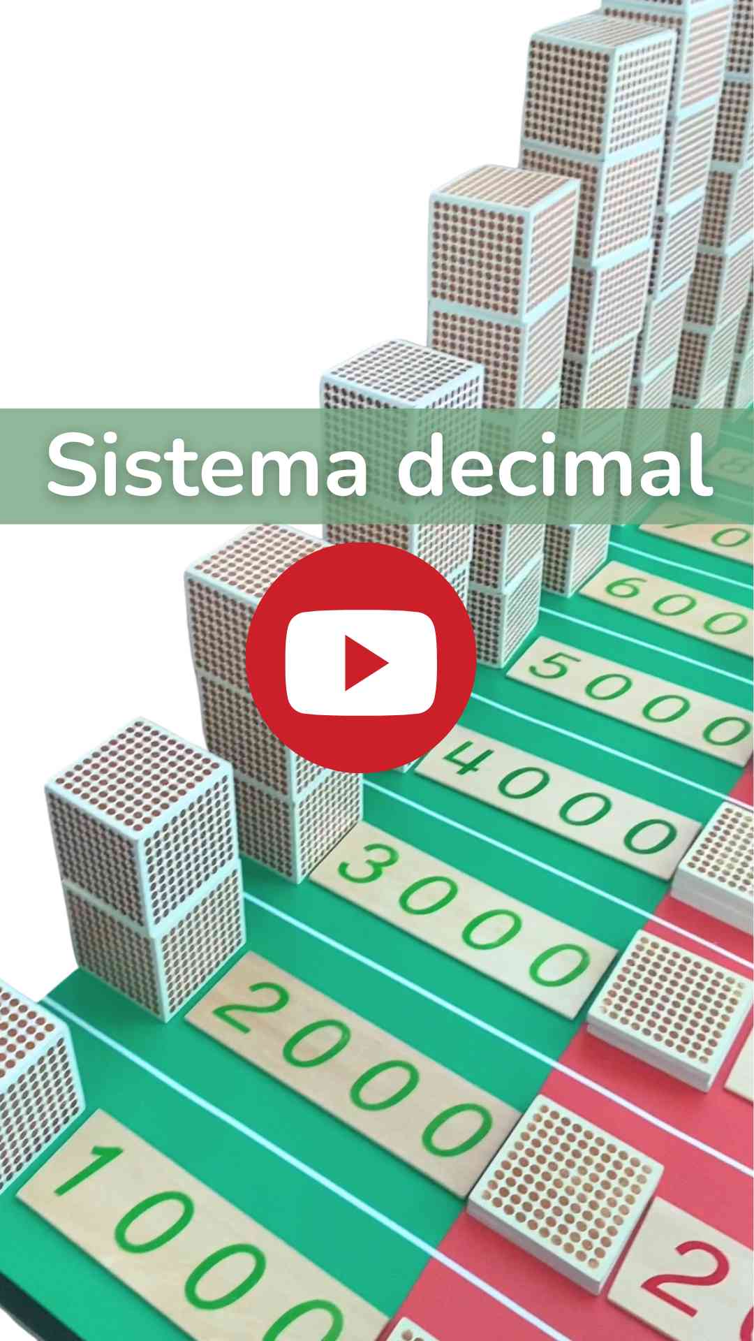 Sistema Decimal con Montessori